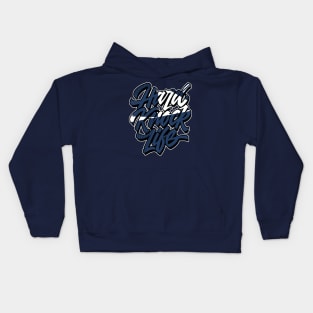 Hard Knock Brave Blue Kids Hoodie